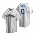 Nike Seattle Mariners #0 Mallex Smith White Cooperstown Collection Home Stitched Baseball Jersey