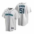 Nike Seattle Mariners #51 Ichiro Suzuki White Home Stitched Baseball Jersey