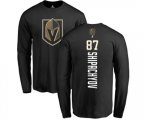 Vegas Golden Knights #87 Vadim Shipachyov Black Backer Long Sleeve T-Shirt