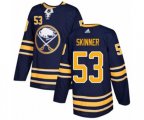 Adidas Buffalo Sabres #53 Jeff Skinner Authentic Navy Blue Home NHL Jersey