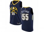 Denver Nuggets #55 Dikembe Mutombo Authentic Navy Blue NBA Jersey - City Edition