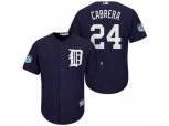 Detroit Tigers #24 Miguel Cabrera 2017 Spring Training Cool Base Stitched MLB Jersey