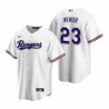 Nike Texas Rangers #23 Mike Minor White Home Stitched Baseball Jersey