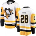 Pittsburgh Penguins #28 Ian Cole Fanatics Branded White Away Breakaway NHL Jersey