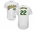 Oakland Athletics Ramon Laureano White Home Flex Base Authentic Collection Baseball Player Jersey