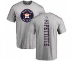 Houston Astros #21 Andy Pettitte Ash Backer T-Shirt