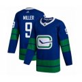 Vancouver Canucks #9 J.T. Miller Authentic Royal Blue Alternate Hockey Jersey