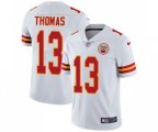 Kansas City Chiefs #13 De'Anthony Thomas White Vapor Untouchable Limited Player Football Jersey