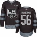Los Angeles Kings #56 Kurtis MacDermid Premier Black 1917-2017 100th Anniversary NHL Jersey