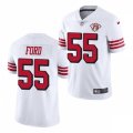 San Francisco 49ers #55 Dee Ford Nike White Retro 1994 75th Anniversary Throwback Classic Limited Jersey