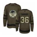 Buffalo Sabres #36 Andrew Hammond Authentic Green Salute to Service Hockey Jersey