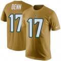 Jacksonville Jaguars #17 Arrelious Benn Gold Rush Pride Name & Number T-Shirt