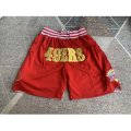 San Francisco 49ers Red pocket Shorts