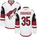 Arizona Coyotes #35 Louis Domingue Authentic White Away NHL Jersey