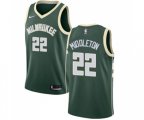 Milwaukee Bucks #22 Khris Middleton Swingman Green Road NBA Jersey - Icon Edition