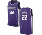 Sacramento Kings #22 Richaun Holmes Swingman Purple Basketball Jersey - Icon Edition
