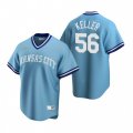 Nike Kansas City Royals #56 Brad Keller Light Blue Cooperstown Collection Road Stitched Baseball Jersey