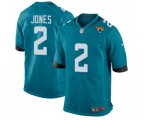 Jacksonville Jaguars #2 Landry Jones Game Teal Green Alternate Football Jersey