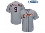 Detroit Tigers #9 Nick Castellanos Authentic Grey Road Cool Base MLB Jersey