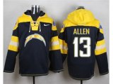 Los Angeles Chargers #13 Keenan Allen Navy Blue Player Pullover Hoodie