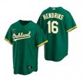 Nike Oakland Athletics #16 Liam Hendriks Green Alternate Stitched Baseball Jersey