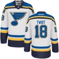 St. Louis Blues #18 Tony Twist Authentic White Away NHL Jersey