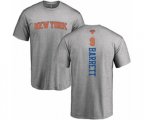 New York Knicks #9 RJ Barrett Ash Backer T-Shirt