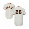 San Francisco Giants #26 Chris Shaw Cream Home Flex Base Authentic Collection Baseball Player Jersey