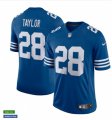 Indianapolis Colts #28 Jonathan Taylor Nike Royal Alternate Retro Vapor Limited Jersey
