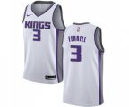 Sacramento Kings #3 Yogi Ferrell Swingman White Basketball Jersey - Association Edition