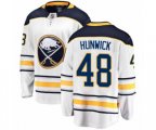 Buffalo Sabres #48 Matt Hunwick Fanatics Branded White Away Breakaway NHL Jersey