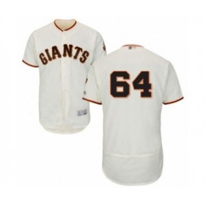 San Francisco Giants #64 Shaun Anderson Cream Home Flex Base Authentic Collection Baseball Player Jersey