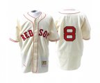 1967 Boston Red Sox #8 Carl Yastrzemski Replica Cream Throwback Baseball Jersey