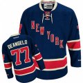 New York Rangers #77 Anthony DeAngelo Authentic Navy Blue Third NHL Jersey