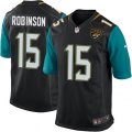 Jacksonville Jaguars #15 Allen Robinson Game Black Alternate NFL Jersey