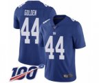 New York Giants #44 Markus Golden Royal Blue Team Color Vapor Untouchable Limited Player 100th Season Football Jersey