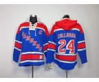New York Rangers #24 Kaapo callahan blue[pullover hooded sweatshirt patch C]