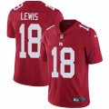 New York Giants #18 Roger Lewis Red Alternate Vapor Untouchable Limited Player NFL Jersey