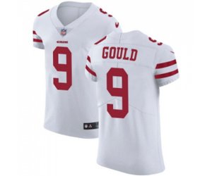 San Francisco 49ers #9 Robbie Gould White Vapor Untouchable Elite Player Football Jersey
