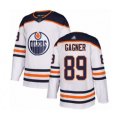 Edmonton Oilers #89 Sam Gagner Authentic White Away Hockey Jersey