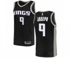 Sacramento Kings #9 Cory Joseph Swingman Black Basketball Jersey Statement Edition