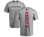 Atlanta Falcons #44 Vic Beasley Ash Backer T-Shirt