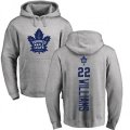 Toronto Maple Leafs #22 Tiger Williams Ash Backer Pullover Hoodie