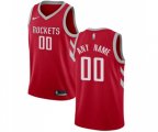 Houston Rockets Customized Swingman Red Road Basketball Jersey - Icon Edition