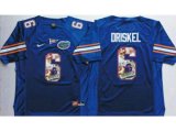 Florida Gators #6 Jeff Driskel Blue Player Fashion Stitched NCAA Jersey