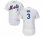 New York Mets Tomas Nido White Home Flex Base Authentic Collection Baseball Player Jersey