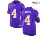 2016 Youth Clemson Tigers DeShaun Watson #4 College Football Limited Jersey - Purple