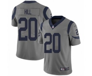 Los Angeles Rams #20 Troy Hill Limited Gray Inverted Legend Football Jersey