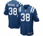 Indianapolis Colts #38 Christine Michael Sr Game Royal Blue Team Color Football Jersey