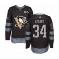 Pittsburgh Penguins #34 Nathan Legare Authentic Black 1917-2017 100th Anniversary Hockey Jersey